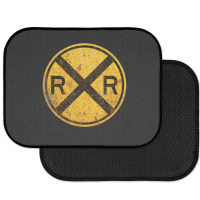 Railroad Crossing Sign 1935 Train Warning Symbol Rear Car Mat | Artistshot