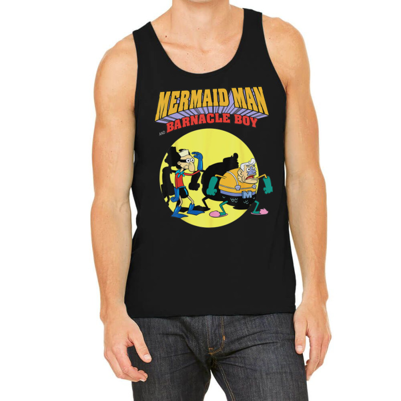 Mermaid Man Barnacle Boy For Fan Tank Top by RachelleWolf | Artistshot