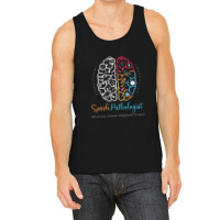 Brain Of A Speech Pathologist Speech Language Therapy Tank Top | Artistshot