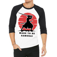 Sunset Samurai Warrior 3/4 Sleeve Shirt | Artistshot