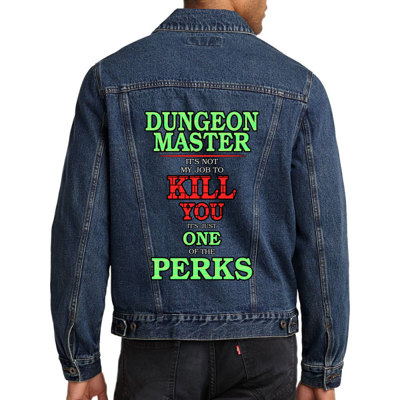 Dm Perks Men Denim Jacket by KamariCurry | Artistshot