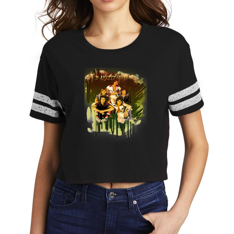 People Call Me Bay City Rollers Retro Vintage Classic Scorecard Crop Tee by MichelleSturman | Artistshot