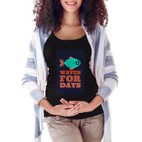 Waves For Days Maternity Scoop Neck T-shirt | Artistshot