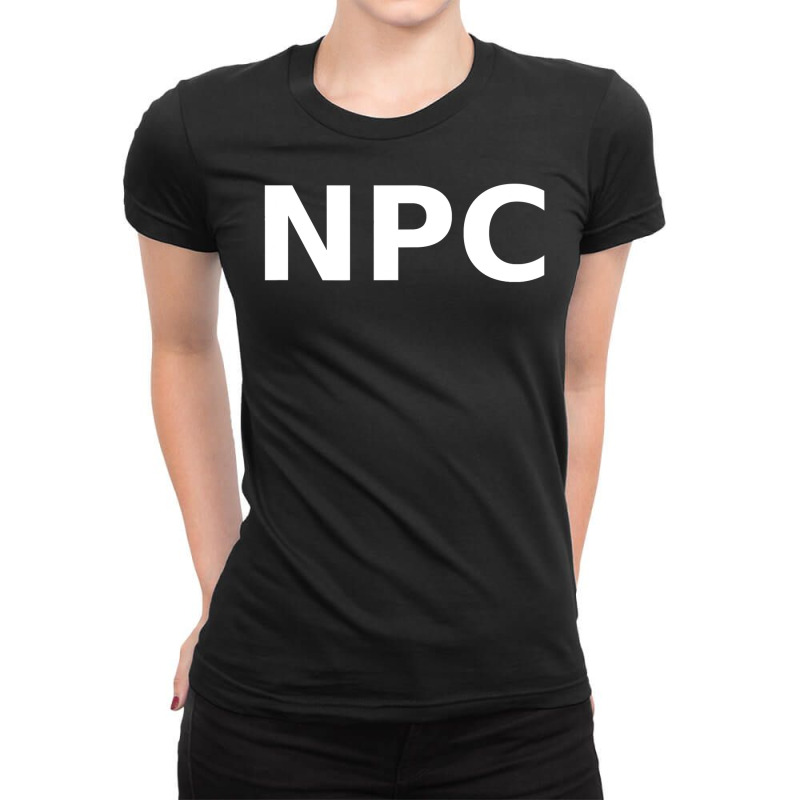 Npc T Shirt. Board Games Role Playing Halloween Larp Rpg Ladies Fitted T-Shirt by MG91 | Artistshot