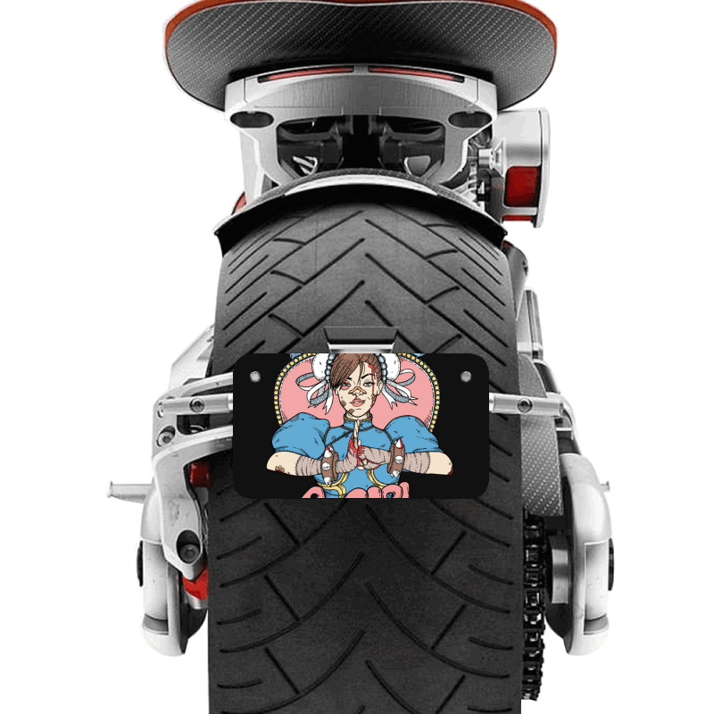 Cartoon Motorcycle License Plate | Artistshot