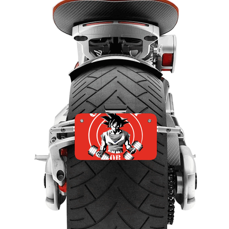 Goku Gym,dragon Ball Motorcycle License Plate | Artistshot