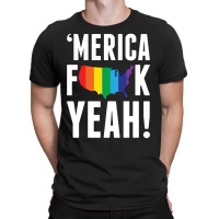 'merica Fuck Yeah! T-shirt | Artistshot