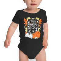 I Fall For Pumpkins Bonfires S'mores Books Halloween Reader Baby Bodysuit | Artistshot