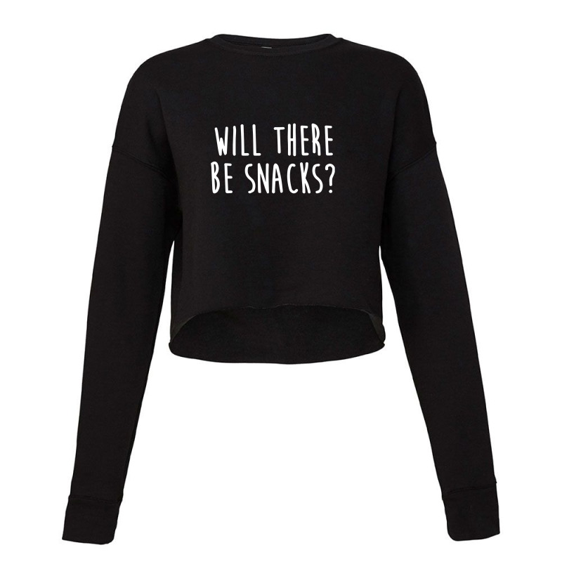 There Be Snacks Classic Cropped Sweater | Artistshot