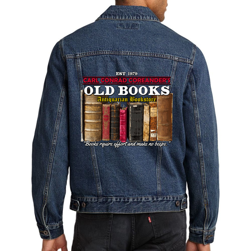 The Neverending Story Bookstore, The Neverending Story Bookstore Vinat Men Denim Jacket by SHOPOAS3 | Artistshot