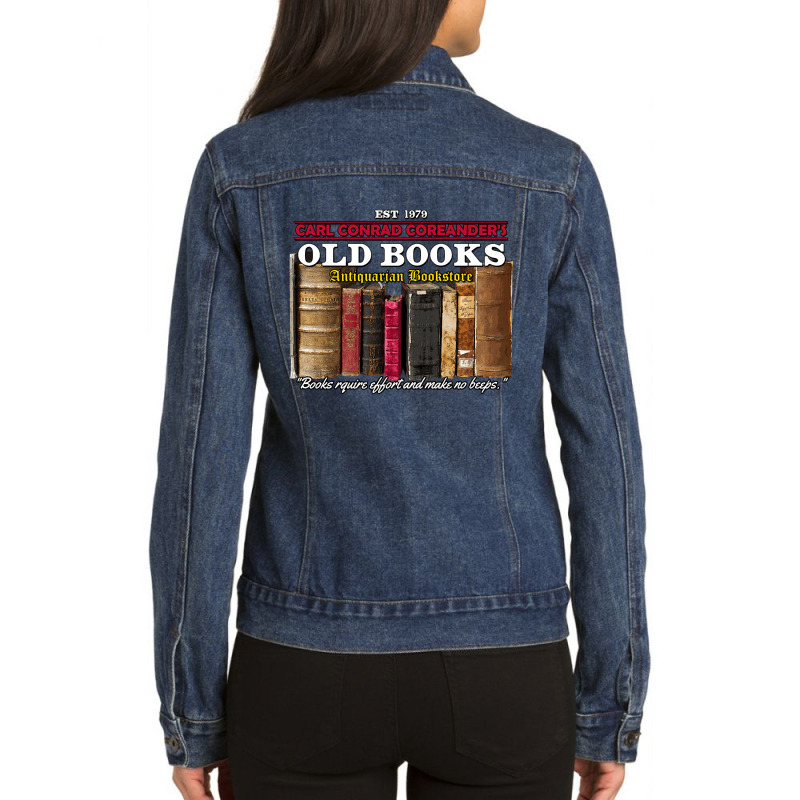 The Neverending Story Bookstore, The Neverending Story Bookstore Vinat Ladies Denim Jacket by SHOPOAS3 | Artistshot