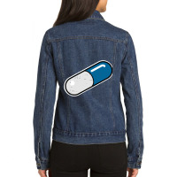 Kannada Pill Ladies Denim Jacket | Artistshot