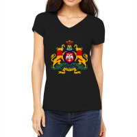 Karnataka Coat Of Arms, India Women's V-neck T-shirt | Artistshot