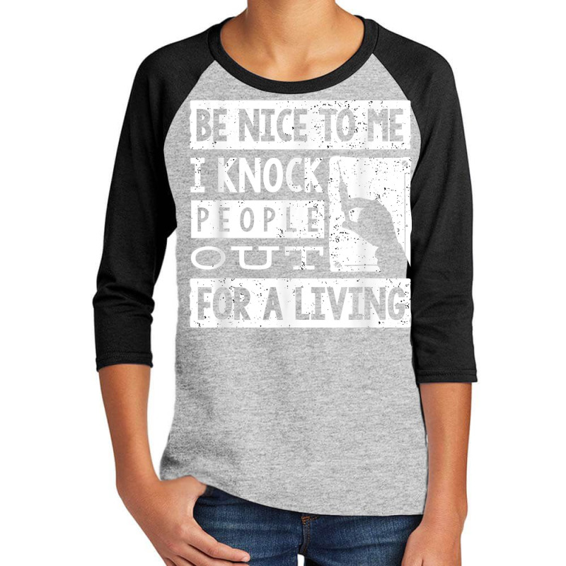 Anesthesiologist Anaesthetist Be Nice To Me Funny Youth 3/4 Sleeve | Artistshot