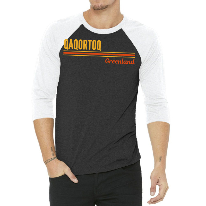 Qaqortoq Greenland T Shirt 3/4 Sleeve Shirt | Artistshot