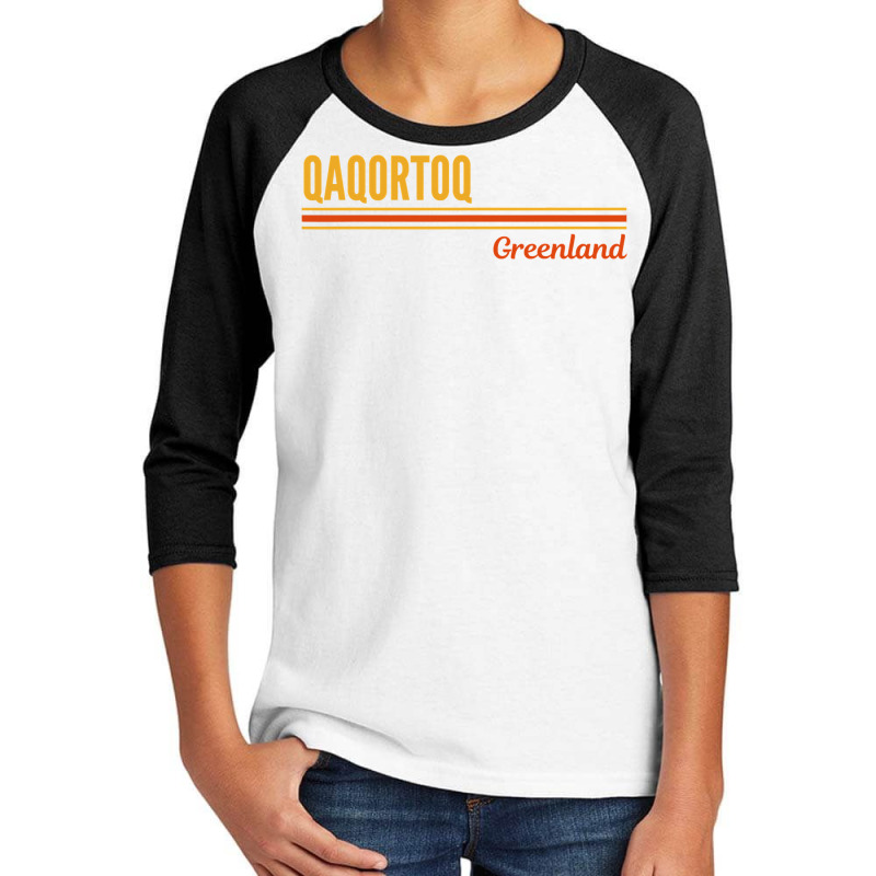 Qaqortoq Greenland T Shirt Youth 3/4 Sleeve | Artistshot