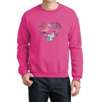 Love Zebra Model On Valentine's Day Crewneck Sweatshirt | Artistshot