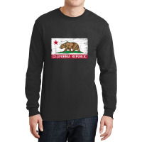 California Republic Flag Ca Distressed Design Classic Long Sleeve Shirts | Artistshot