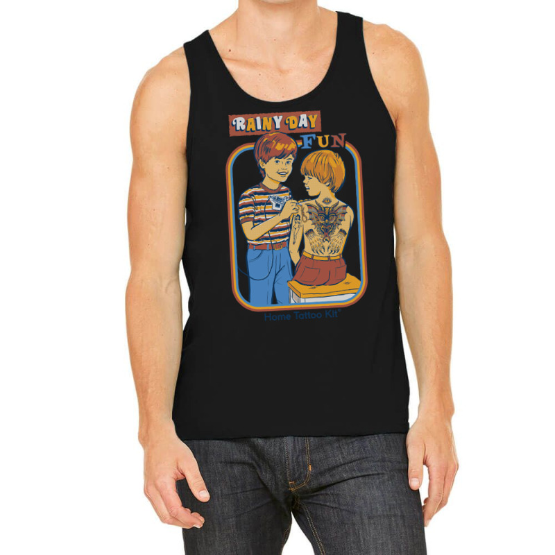 Rainy Day Fun, The Rainy Day Fun, Rainy Day Fun Art, Rainy Day Fun Vin Tank Top | Artistshot