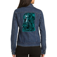 Transformers War For Cybertron Optimus Prime Portrait Ladies Denim Jacket | Artistshot