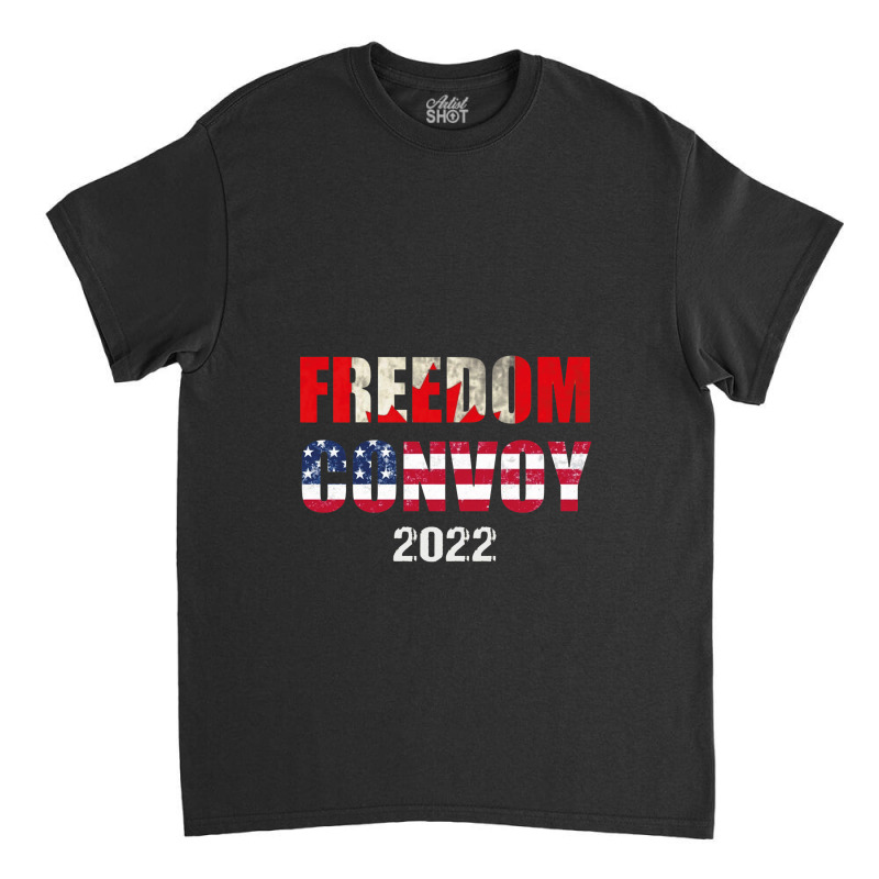 Canada Freedom Convoy 2022 Support Canadian Truckers Pullove Classic T-shirt | Artistshot