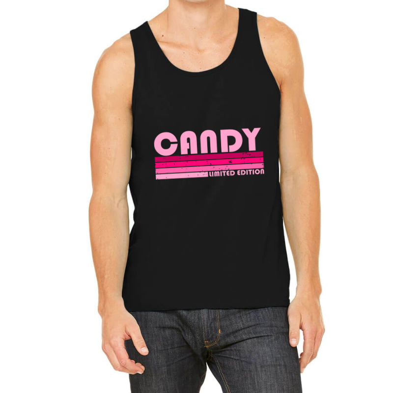 Candy Name Personalized Retro Vintage 80s 90s Birthday Tank Top | Artistshot