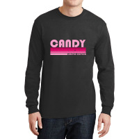 Candy Name Personalized Retro Vintage 80s 90s Birthday Long Sleeve Shirts | Artistshot