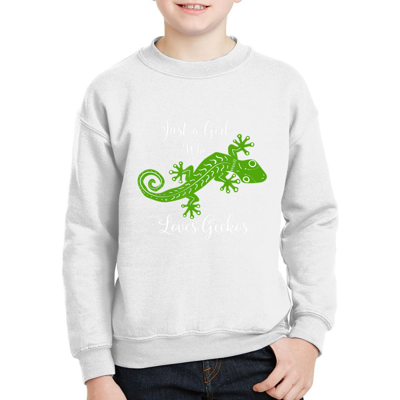 Just A Girl Who Loves Geckos Girls Teens Youth Sweatshirt by thangdinhsinhelf | Artistshot