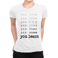 You Learn - Jagged Little Pill Ladies Fitted T-shirt | Artistshot