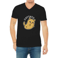 Cat Potato Cattato Hilarious Novelty Design V-neck Tee | Artistshot