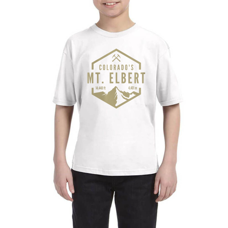 Womens Colorado Mt. Elbert V-neck Youth Tee by cm-arts | Artistshot