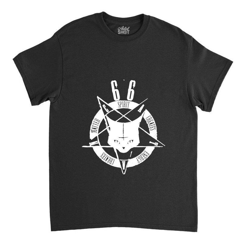 Satanic Cat Catan Classic T-shirt by saolalala | Artistshot