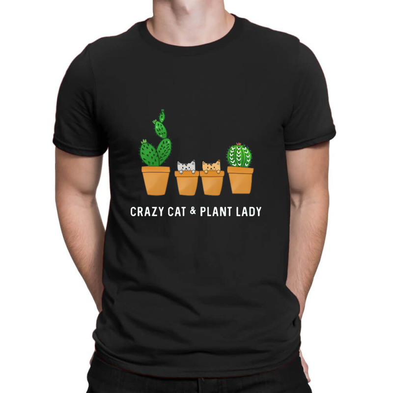 Catcus Cat Cactus Succulent Crazy Plant Mom Gift T-shirt | Artistshot