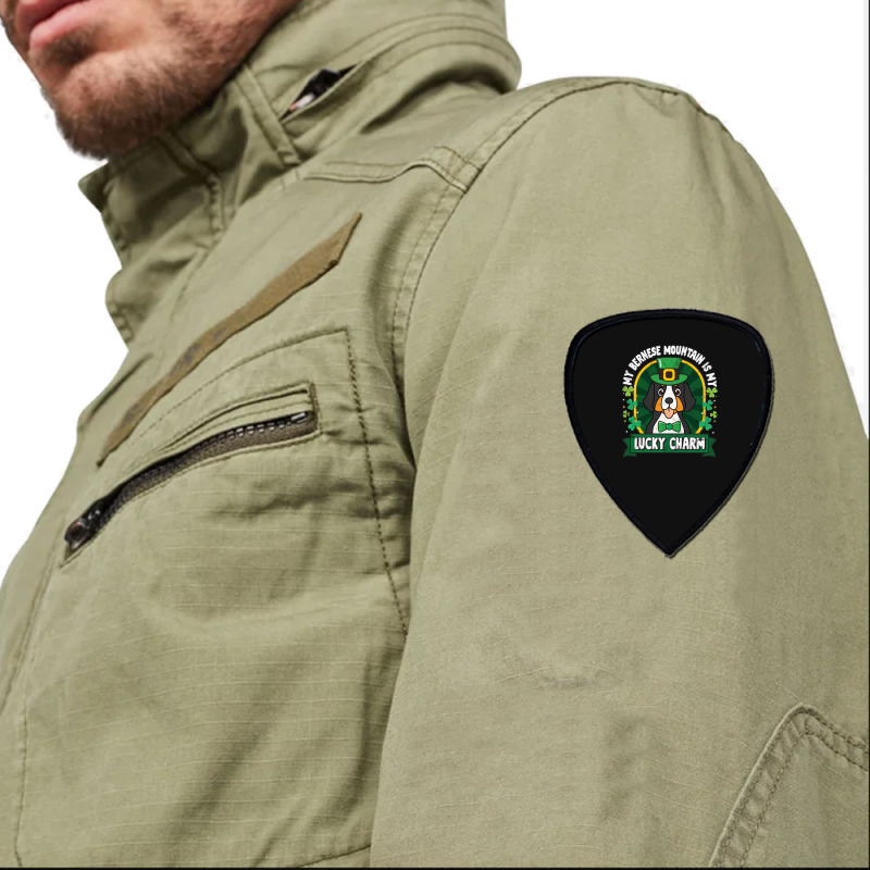 Bernese Mountain Is My Lucky Charm St Patricks Shield S Patch | Artistshot