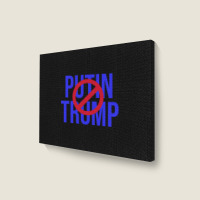 Putin And Trump Landscape Canvas Print | Artistshot