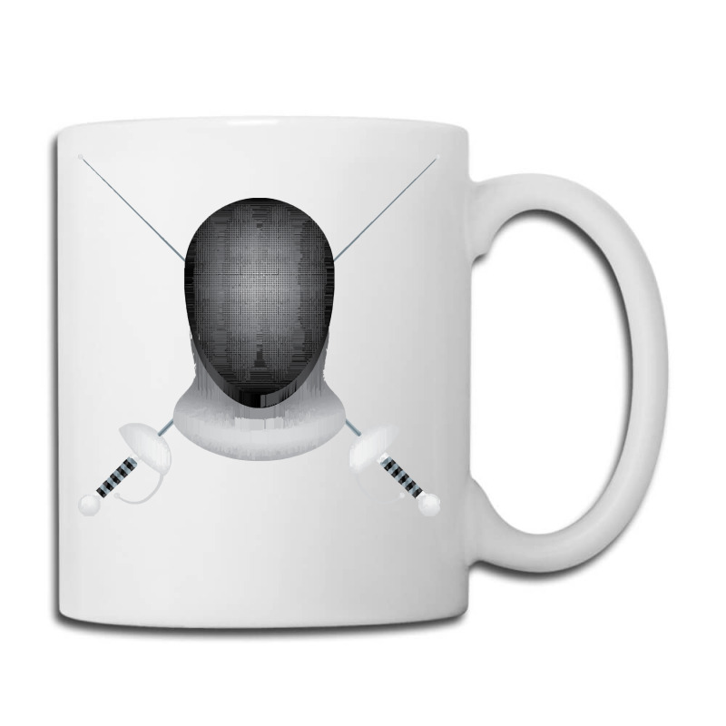 Fencing Fencing - Crossed Fencing Swords And Fencing Mask Coffee Mug | Artistshot