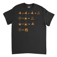 Order Of Operations Quiz For Math Teacher Halloween Equation Classic T-shirt | Artistshot