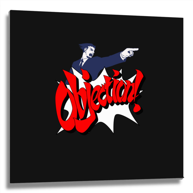 Objection Metal Print Square | Artistshot