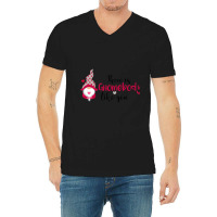 There Is Gnombody V-neck Tee | Artistshot