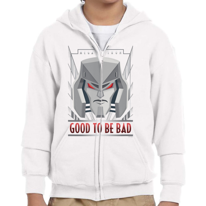 Transformers Megatron Good To Be Bad Youth Zipper Hoodie | Artistshot