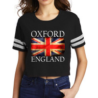 Oxford England Union Jack Flag Scorecard Crop Tee | Artistshot