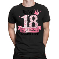 18 & Fabulous I Pink White Party Group Candid Photo Outfit T-shirt | Artistshot