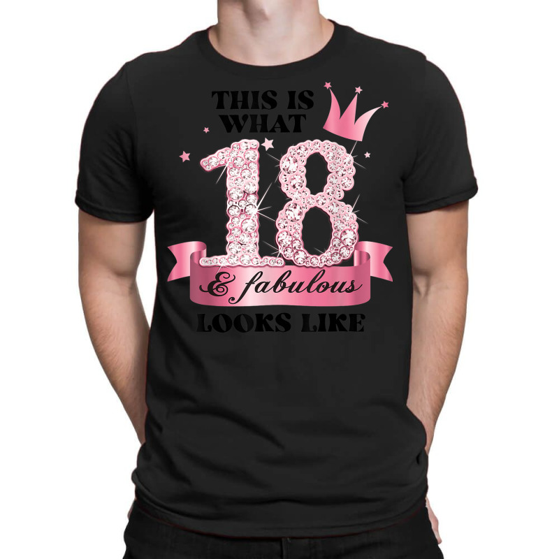 18 & Fabulous I Pink White Party Group Candid Photo Outfit T-shirt | Artistshot