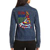 Latin American Heritage Month Ladies Denim Jacket | Artistshot