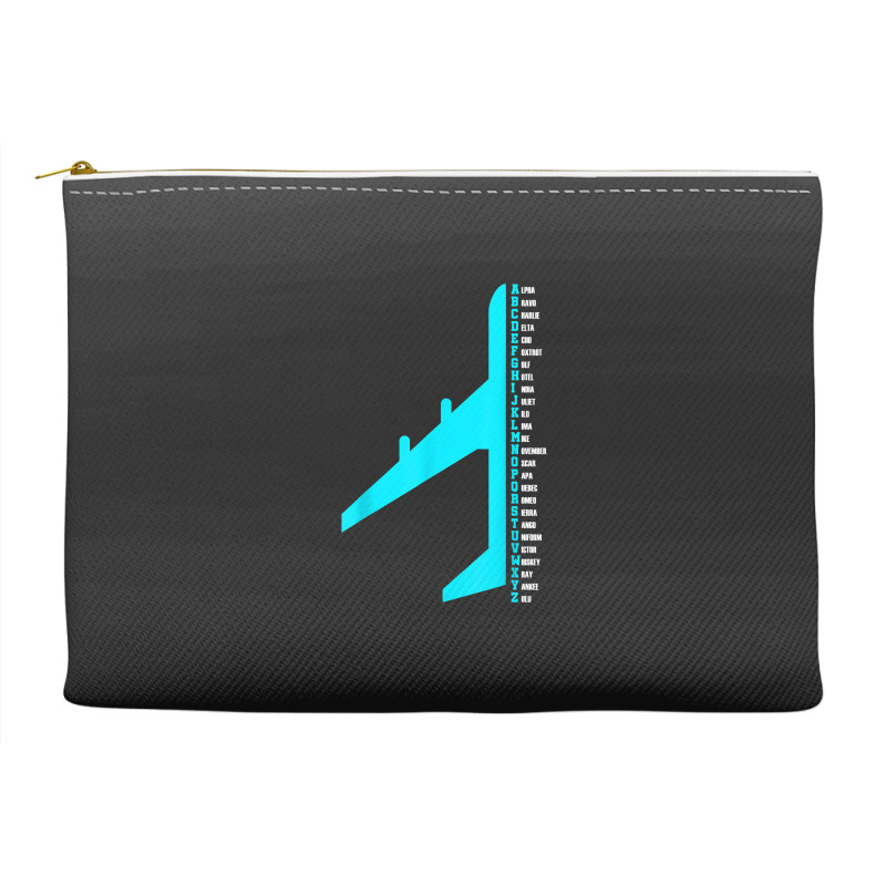 Phonetic Alphabet Pilot Airplane Funny Aviator Lover Accessory Pouches | Artistshot