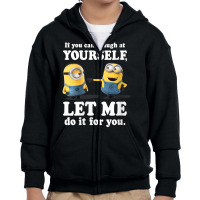 If You Cant Laugh At Yourself Youth Zipper Hoodie | Artistshot