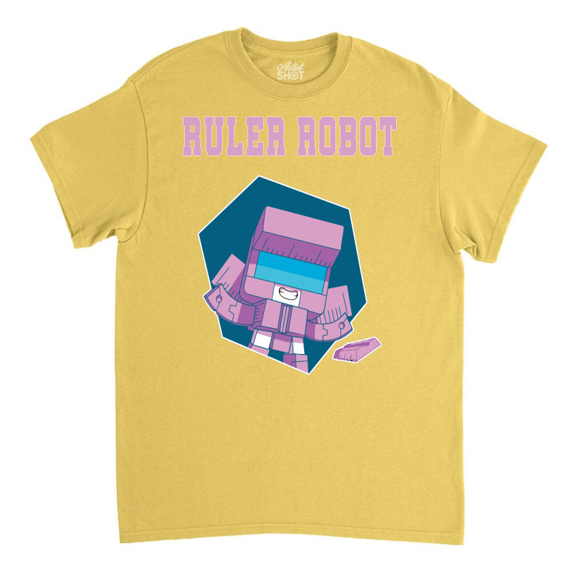 Ruler Robot Classic T-shirt | Artistshot