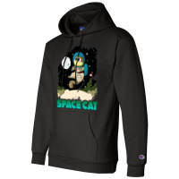 Space Cat Champion Hoodie | Artistshot