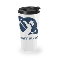 Space Dont Panic Travel Mug | Artistshot