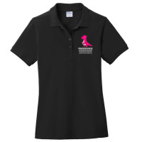 Pregosaurus Definition Funny Pregnancy Maternity Ladies Polo Shirt | Artistshot